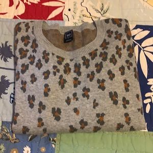 Gap leopard print sweater
